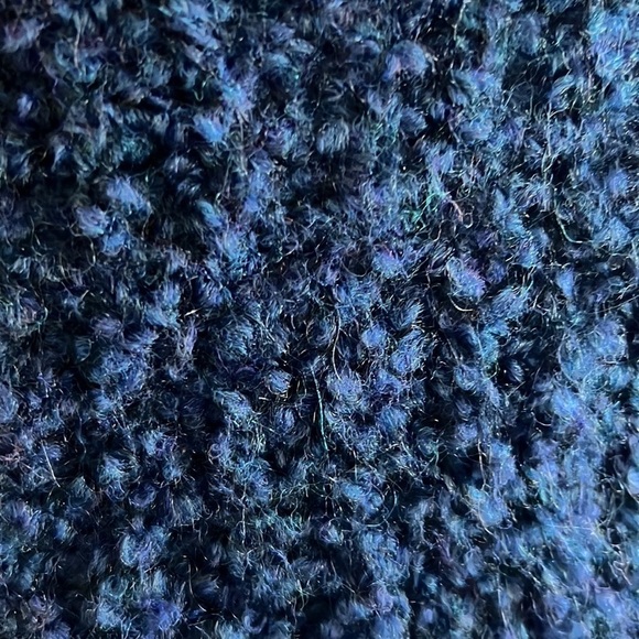 HUMILITY made in Italy Beautiful royal blue mohair/wool blend sweater NWT - Picture 7 of 13